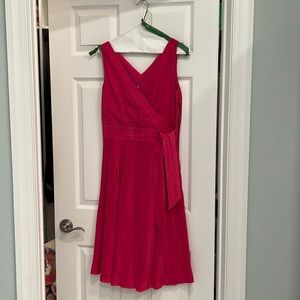 J. Peterman hot pink sleeveless dress size 4